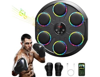 Muziek Boksmachine | LED & Bluetooth | 12 Snelheden | 34% Korting