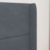 vidaXL Hoofdbord Grijs Fluweel 80x16x4 cm - 28% Korting