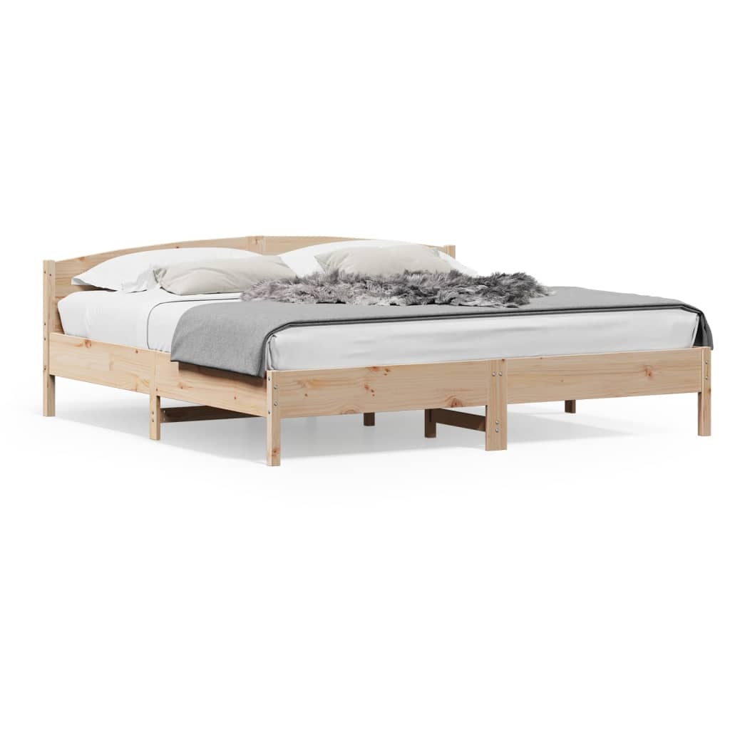Houten Bedframe Massief Grenen 180x200 cm - 34% Korting