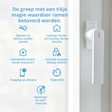 Slimme Raamgreep Gen. 2 - Smart Home, Matter & Thread Compatibel, Wit