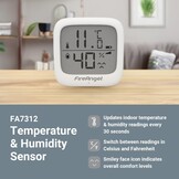 Temperatuur- & Vochtigheidsmeter met LCD - Draadloos 27% Korting