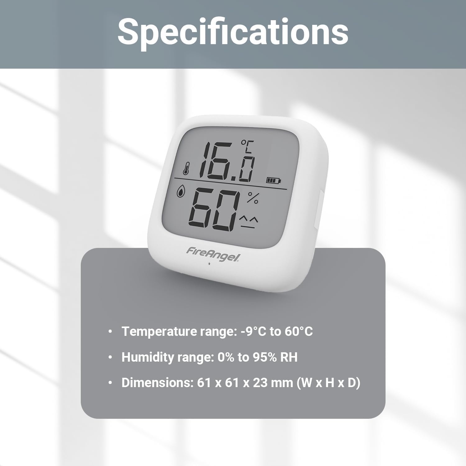Temperatuur- & Vochtigheidsmeter met LCD - Draadloos 27% Korting