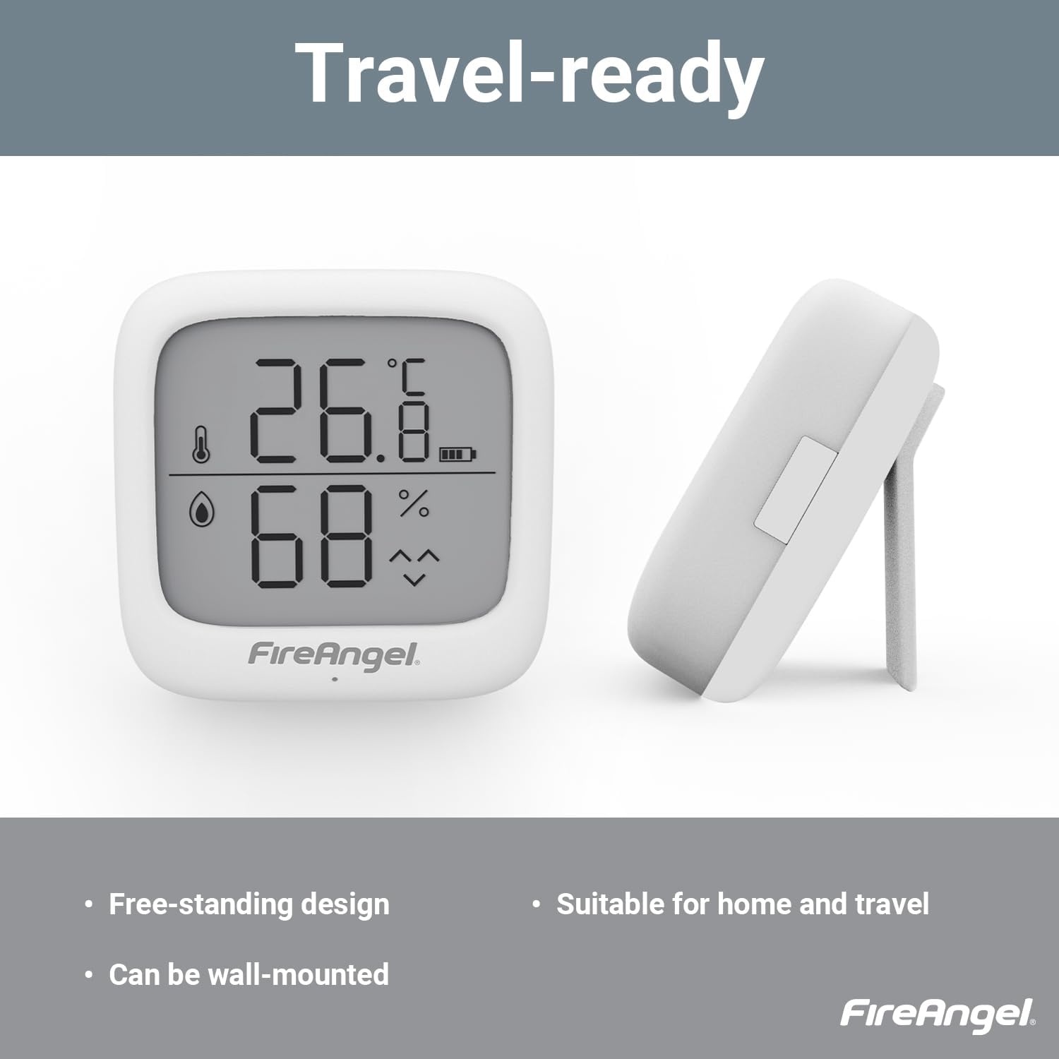 Temperatuur- & Vochtigheidsmeter met LCD - Draadloos 27% Korting
