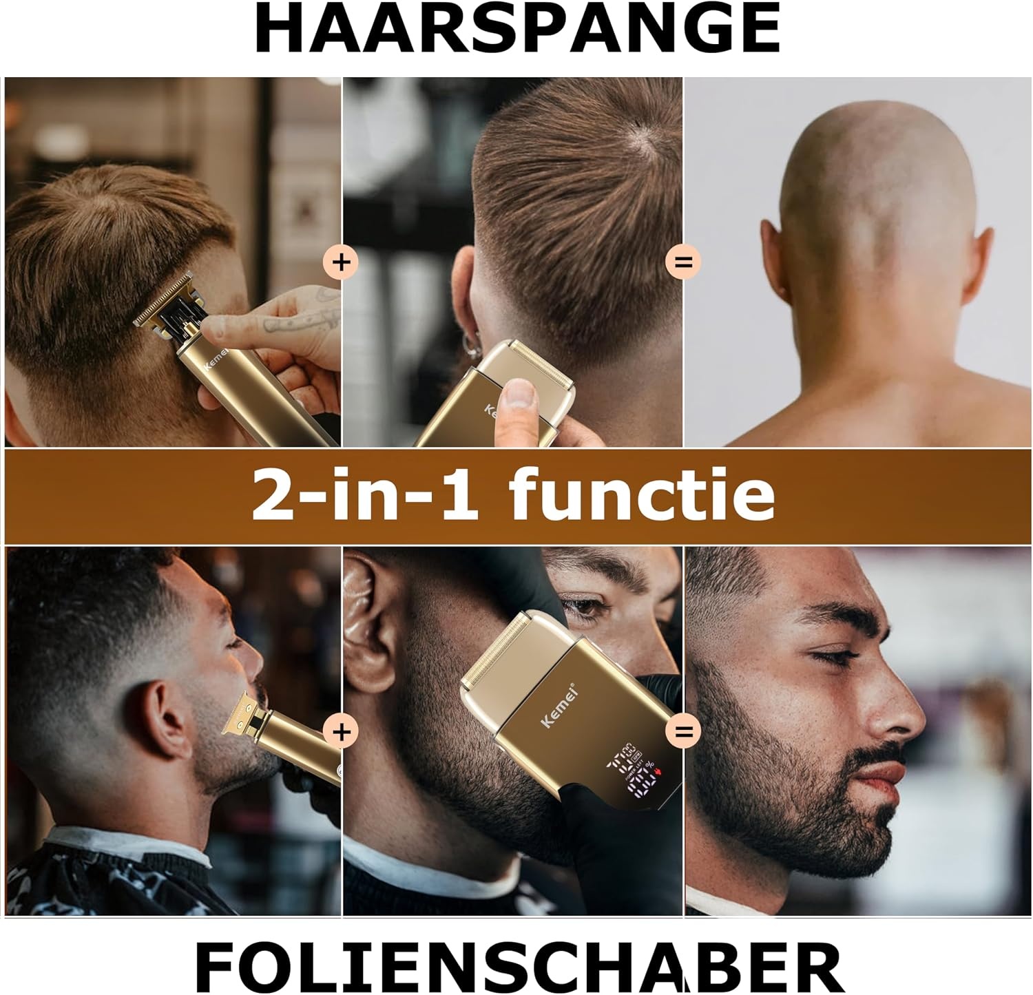 Folie Scheerapparaat Heren - Dubbele Flexibele Messen - 29% Korting