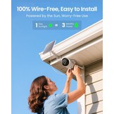 Reolink Argus Eco Camera met Zonnepaneel - 5MP, 54% Korting