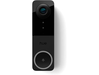 Philips Hue Secure Videodeurbel - 2K, Nachtzicht, Zwart - 35% Korting