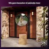 Philips Hue Secure Videodeurbel - 2K, Nachtzicht, Zwart - 35% Korting