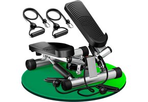 Ultrasport Swing Stepper met Trainingscomputer & Banden - 34% Korting!