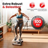 Ultrasport Swing Stepper met Trainingscomputer & Banden - 34% Korting!
