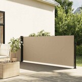 Uittrekbaar Windscherm 120x600 cm Beige - 34% Korting