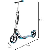 Opvouwbare Step HUDORA BigWheel 205 - Blauw/Zwart - 34% Korting!