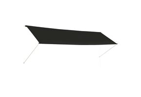 Uittrekbare Luifel 400x150 cm Antraciet - 41% Korting