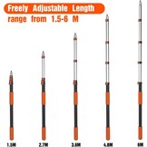 Telescopische Verlengsteel 6m - Aluminium - 34% Korting