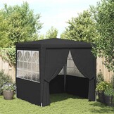 Antraciete Partytent met Wanden 2.5x2.5m - 34% Korting!