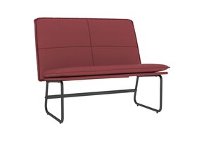 VidaXL Bankje Wijnrood Kunstleer - 100x75x76 cm - 29% Korting