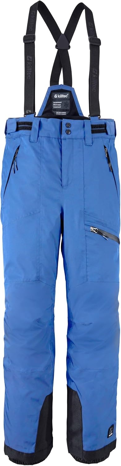 killtec jongens Skibroek met afritsbaar slabbetje en randbescherming Boys Skihose 242