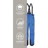 killtec jongens Skibroek met afritsbaar slabbetje en randbescherming Boys Skihose 242