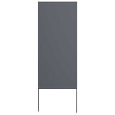 vidaXL Tuin decoratief paneel Antraciet 50 x 140 cm Koudgewalst staal