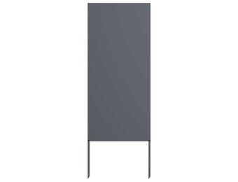 vidaXL Tuin decoratief paneel Antraciet 50 x 140 cm Koudgewalst staal