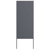 vidaXL Tuin decoratief paneel Antraciet 50 x 140 cm Koudgewalst staal