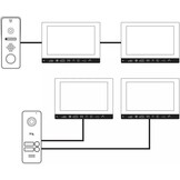EMOS Extra Monitor voor Videodeurbel H3015 - 7" LCD Kleurenscherm - 61% Korting