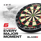 WINMAU Blade-serie – Professioneel steeldartbord Blade-serie – Officieel PDC-goedgekeurd steeldartbord – Blade X | 360 | Blade 6
