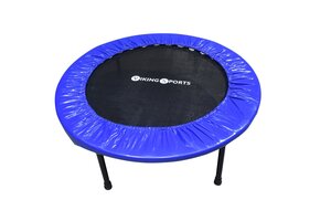 Fitness trampoline opvouwbaar blauw ⌀ 101cm - Complete lichaamstraining