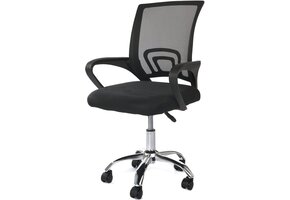 Ergonomische Bureaustoel Zwart Mesh | 33% Korting