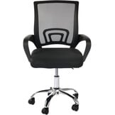 Bureaustoel ergonomisch  - verstelbaar - mesh - zwart