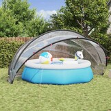 vidaXL Pooldome 500 x 500 x 236 cm PVC Doorzichtig