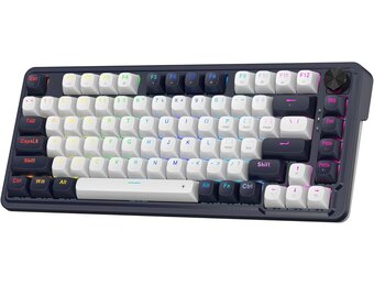 Mechanisch gaming toetsenbord Rapid Trigger 81 toetsen bedraad UltraMag magnetische switches 100% POM 2-laags geluidsdemping US ANSI QWERTY 8K