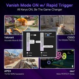 Mechanisch gaming toetsenbord Rapid Trigger 81 toetsen bedraad UltraMag magnetische switches 100% POM 2-laags geluidsdemping US ANSI QWERTY 8K