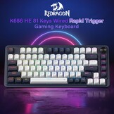 Mechanisch gaming toetsenbord Rapid Trigger 81 toetsen bedraad UltraMag magnetische switches 100% POM 2-laags geluidsdemping US ANSI QWERTY 8K