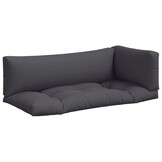 vidaXL Palletkussens Antraciet (3-delig) - 34% Korting!