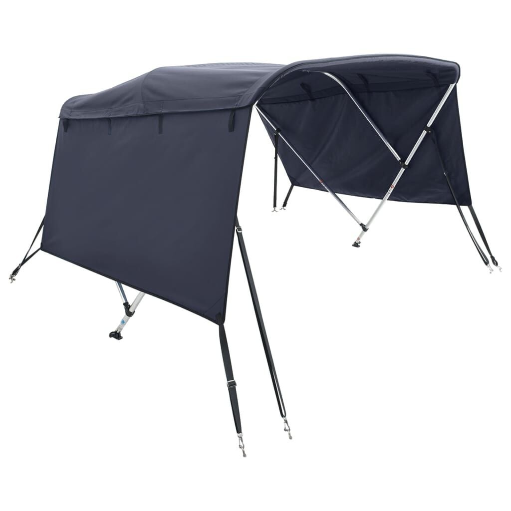vidaXL Biminitop 3 bogen met zijwanden 183x(185-198)x137 cm