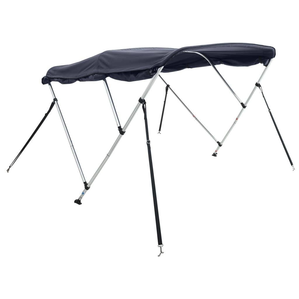vidaXL Biminitop 3 bogen met zijwanden 183x(185-198)x137 cm