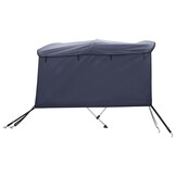 vidaXL Biminitop 3 bogen met zijwanden 183x(185-198)x137 cm