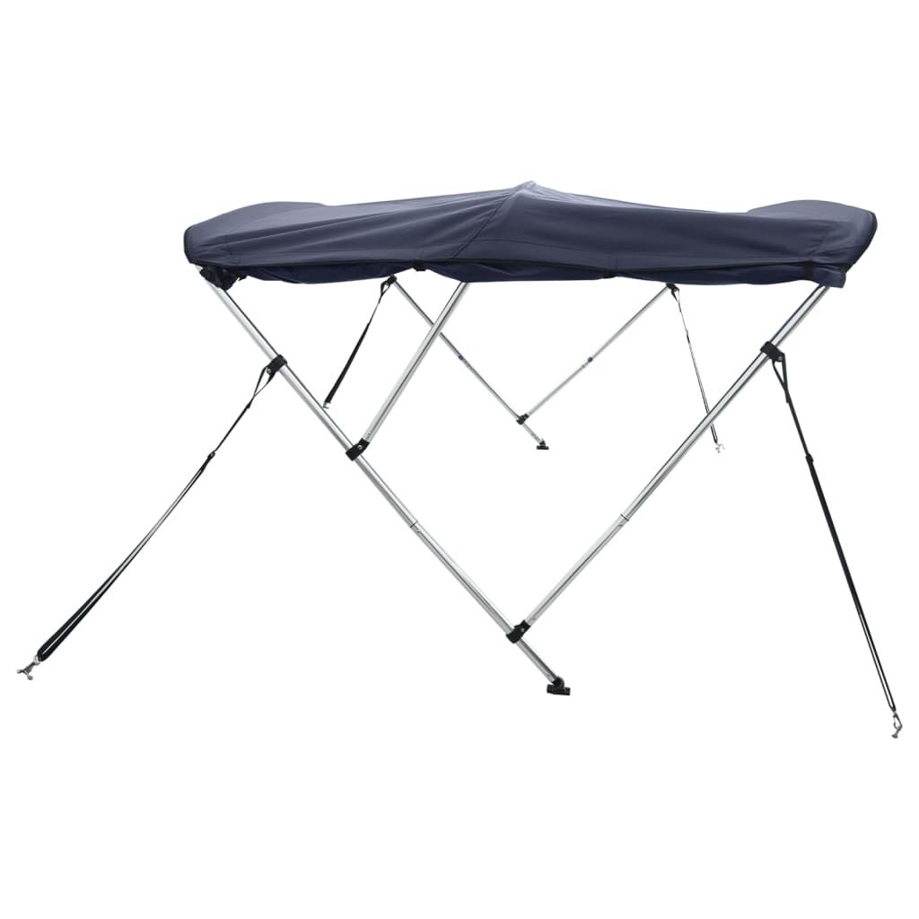 vidaXL Biminitop 3 bogen met zijwanden 183x(185-198)x137 cm