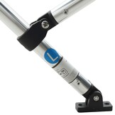 vidaXL Biminitop 3 bogen met zijwanden 183x(185-198)x137 cm