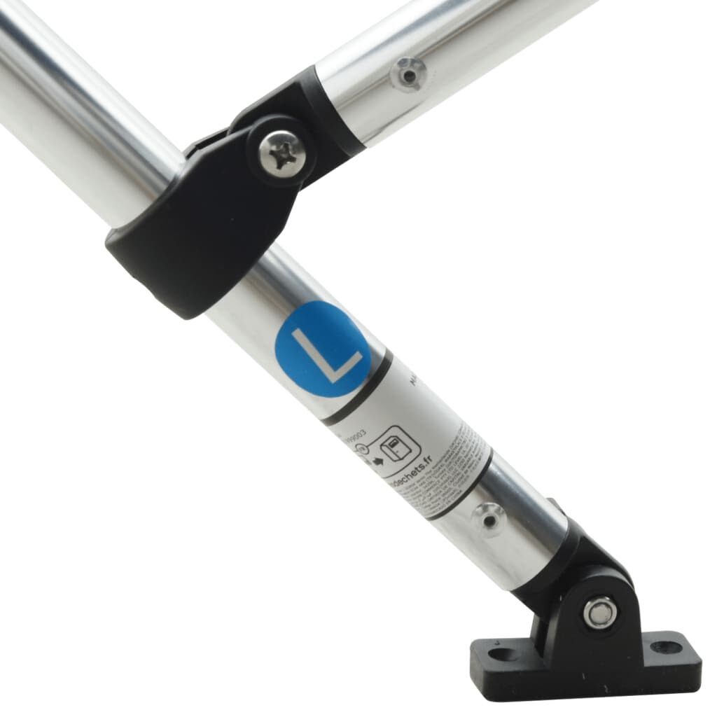 vidaXL Biminitop 3 bogen met zijwanden 183x(185-198)x137 cm