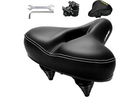 Extra Breed Fietszadel met Schuimvulling | Dames & Heren | 29% Korting