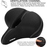 DAWAY C30 Comfortabel extra groot fietszadel, extra breed hometrainer, fietszadel voor dames, heren, senioren, universeel reservefietszadel voor MTB, e-bike, stadsfiets, racefiets, zacht schuim