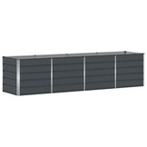 vidaXL Plantenbak Antraciet 320 x 80 x 75 cm Staal