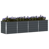 vidaXL Plantenbak Antraciet 320 x 80 x 75 cm Staal