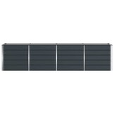 vidaXL Plantenbak Antraciet 320 x 80 x 75 cm Staal