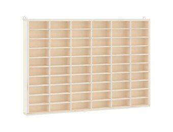 vidaXL Houten verzamelvitrine met 60 vakken 60x4,5x40,5 cm