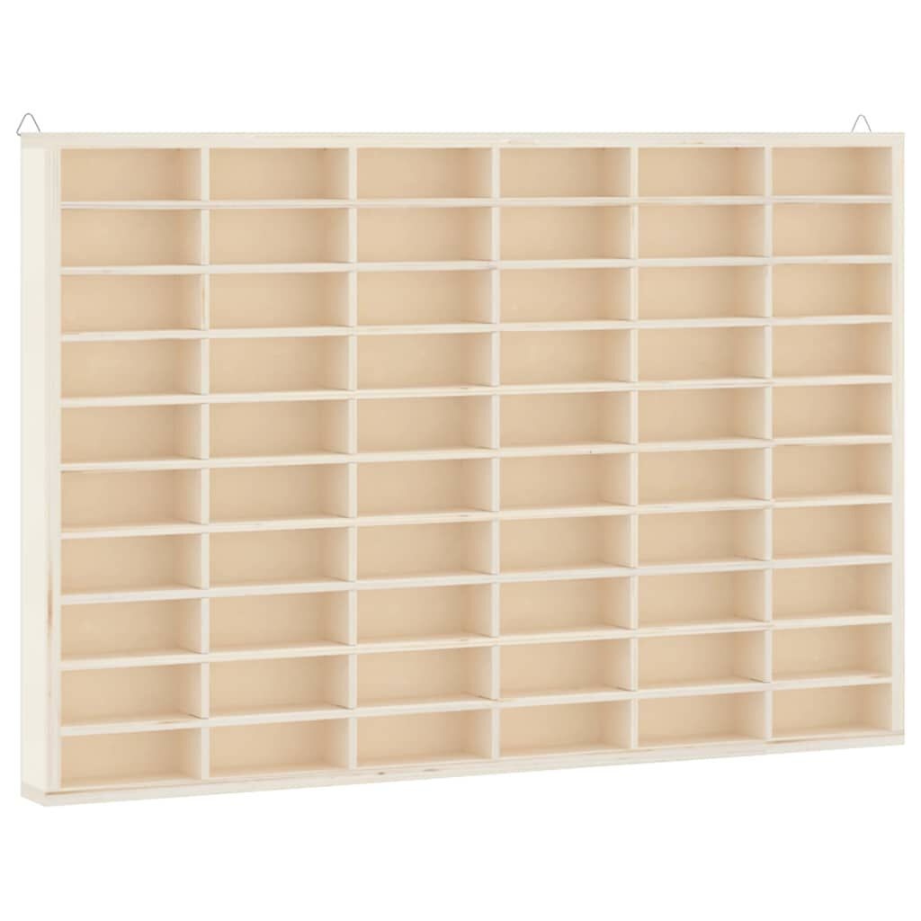 vidaXL Houten verzamelvitrine met 60 vakken 60x4,5x40,5 cm