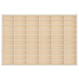 vidaXL Houten verzamelvitrine met 60 vakken 60x4,5x40,5 cm