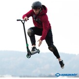 Schildkröt Untwist Stuntstep, hoogwaardige stuntstep met aluminium velg, 100 mm PU-wielen, voor leuke trucs en stunts