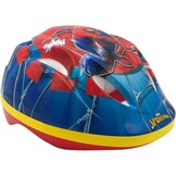 A.T.L.A.S. 12 inch Spiderman fiets met 2 remmen, decoratieve voorplaat, spatborden, behuizing en stabilisatoren + Spiderman-helm inbegrepen, rood zoals op de foto's
